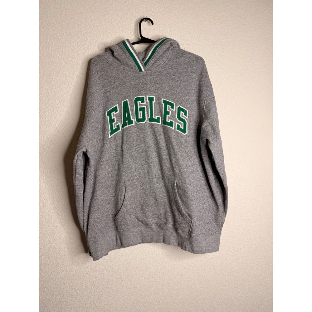 Tailgate Philadelphia Eagles Hoodie XL Gray Green Stripe Vintage NFL Streetwear